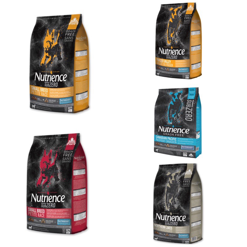 【A-545】紐崔斯 Nutrience 狗 黑鑽頂級無穀營養凍乾 頂級無穀犬七種魚 2.27kg (紅利244400點)